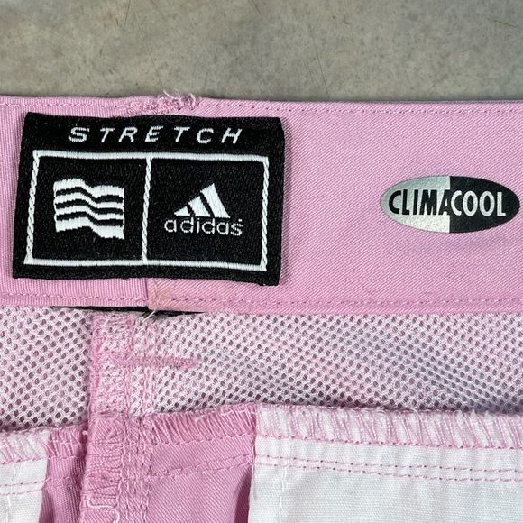 Adidas size 28 stretch light pink capri pants, almost dressy type pants like new - Picture 16 of 16